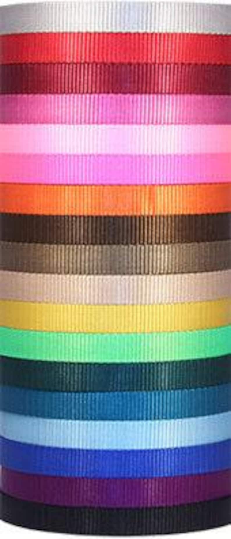 Heavy Duty Nylon Webbing - by the yard - belt - strap - collar 画像 3