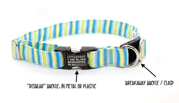 Cute & Super Safe Hardware Buckle Collar with Adorable Detachable