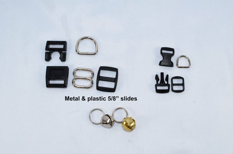 BREAKAWAY Cat Collar Hardware Kit D Rings Buckle Slide Etsy