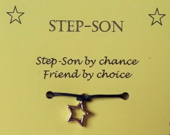 Step-Son Wish Bracelet Christmas Keepsake Gift