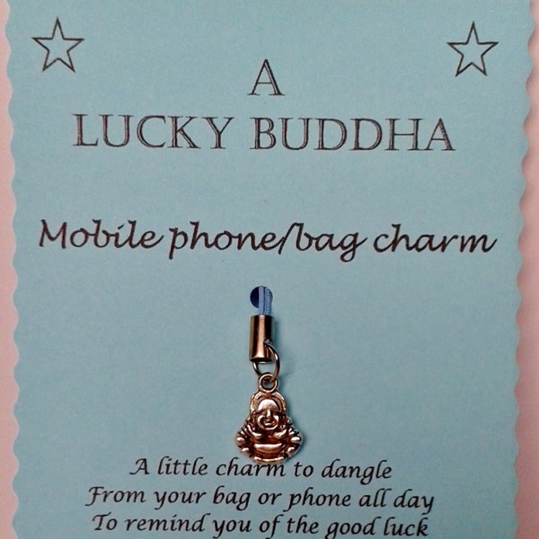 Lucky Buddha Phone Bingo Geldbörse Schlüsselanhänger Charm