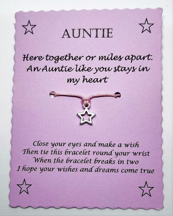 HULALA Auntie Charms Bracelet Aunt Auntie Aunty Gifts From Nephew For  Birthday Christmas The Love Between An Auntie & Nephew Knows No Distance :  Amazon.co.uk: Fashion