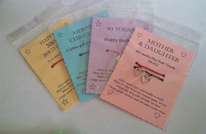 Grandson Wish Bracelet Keepsake Gift Grandson Birthday Star Etsy