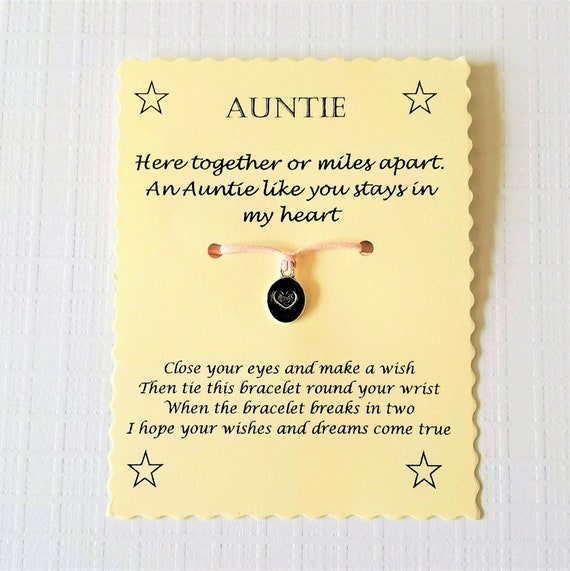 auntie wish bracelet