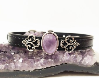 amethyst cat collar