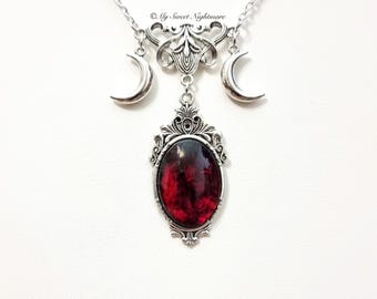 Gothic Vampire Necklace – esoteric jewelry