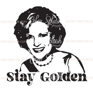Betty White, Golden Girls, svg, png, eps | sublimation download | cricut cameo cut file | Bring back Betty
