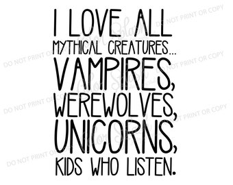 kinderen die luisteren, moederschap, moeder leven svg, dxf, png, EPS-snijden bestand, silhouette cameo, Graveerbare, clipart, eenhoorns, dxf