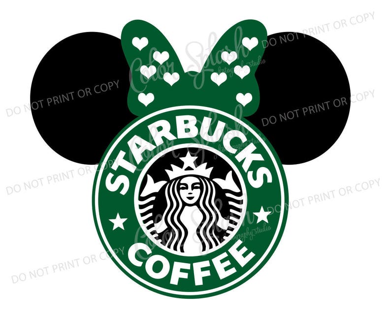 Download Starbucks minnie mouse svg png eps dxf cut file cricut | Etsy