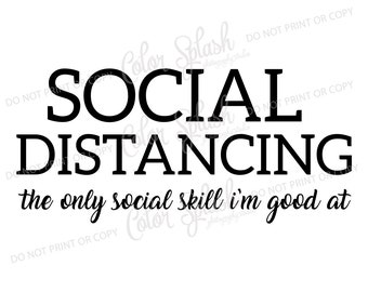 Social distancing expert, quarantine svg, dxf, png, eps cutting file, silhouette cameo, cuttable, clipart