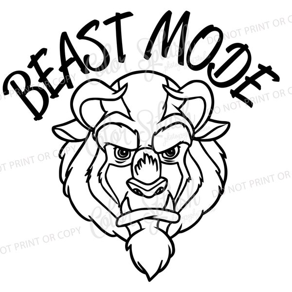 beauty and the beast svg, png, eps, dxf, cut file, cricut file, silhouette cameo file, cuttable, beast mode, boy