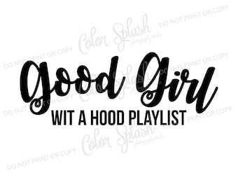 goed meisje wit een kap afspeellijst svg, dxf, png, EPS-snijden bestand, silhouet cameo, Graveerbare, clipart, dxf, kap leven