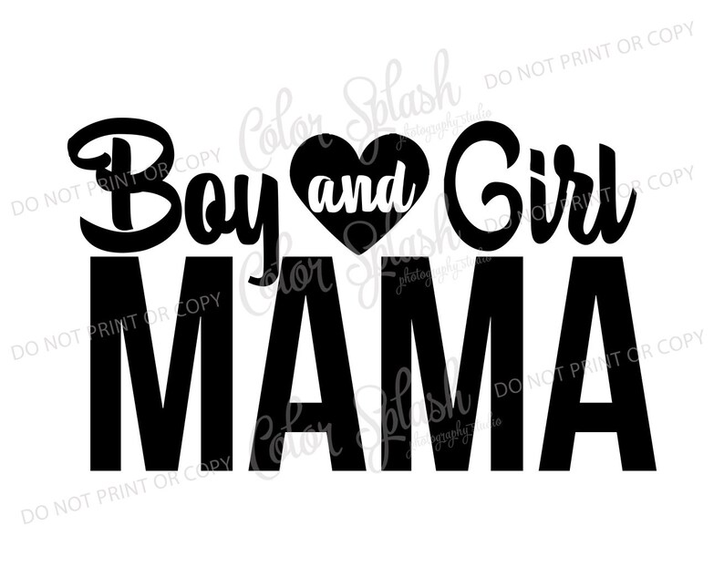 Download Boy and girl mom mom of both momlife svg cutting file | Etsy