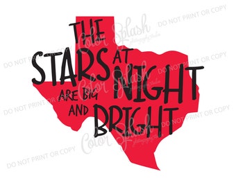 de sterren bij nacht zijn groot en helder svg, png, eps, dxf, silhouette cameo gesneden bestand, cricut, Graveerbare, clipart, texas sterren svg, staat
