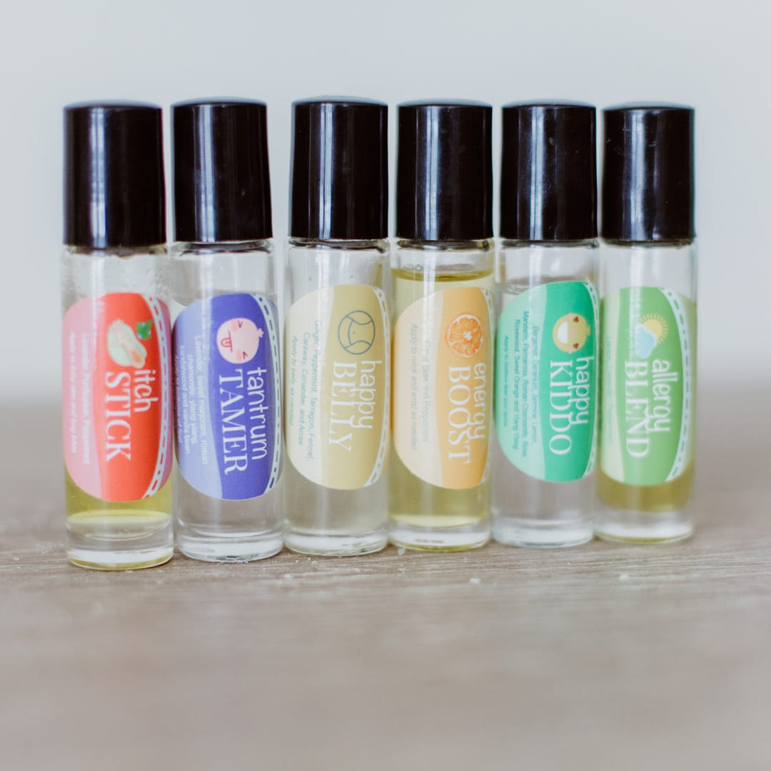 Essential Oil Rollerball Blends Labels Printable 19 Labels Instant ...
