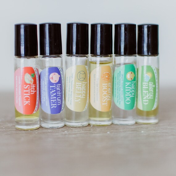 Essential Oil Rollerball Blends Labels Printable 19 Labels | Etsy