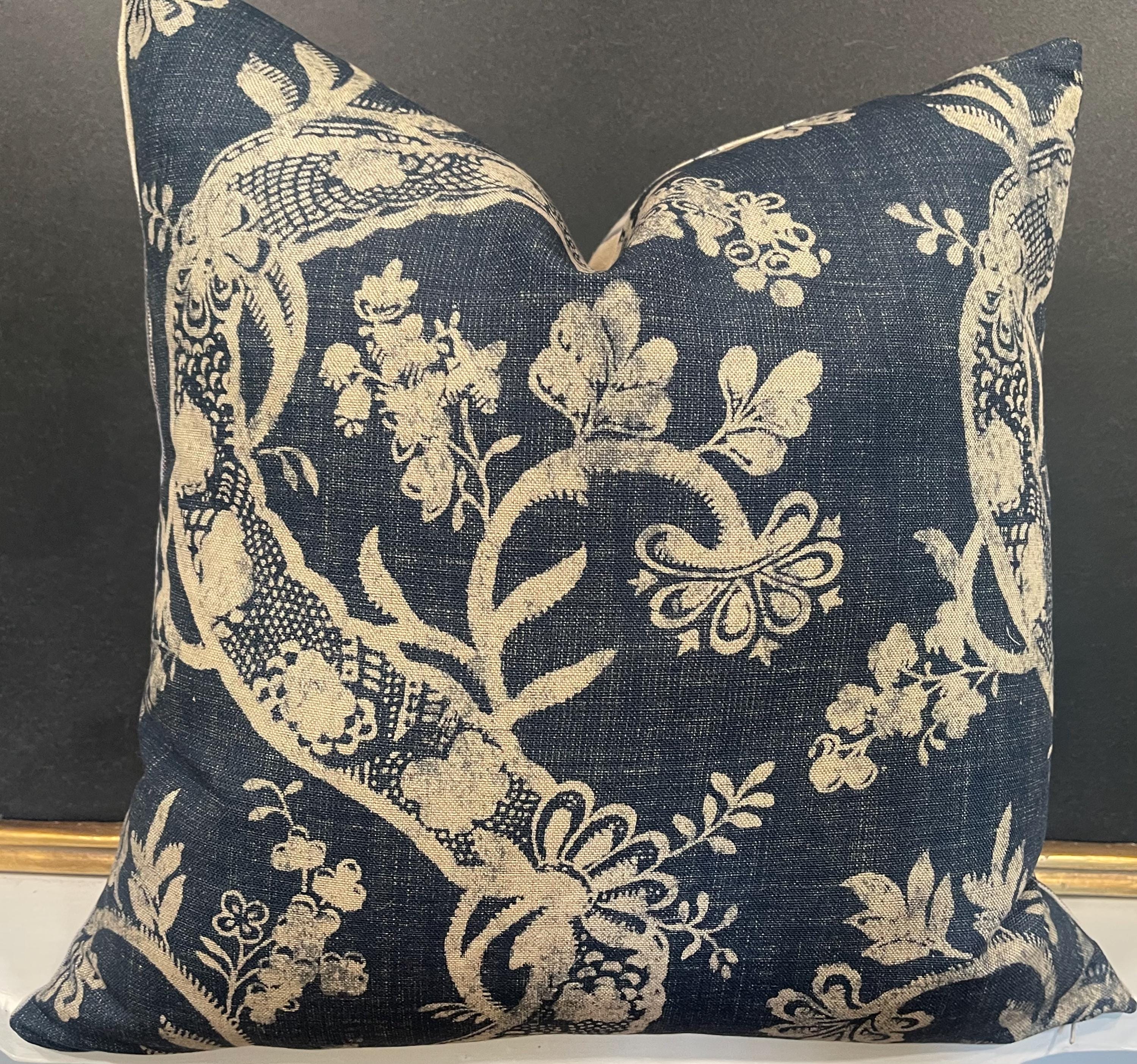 Ralph Lauren Pillow Covers Indigo - Etsy