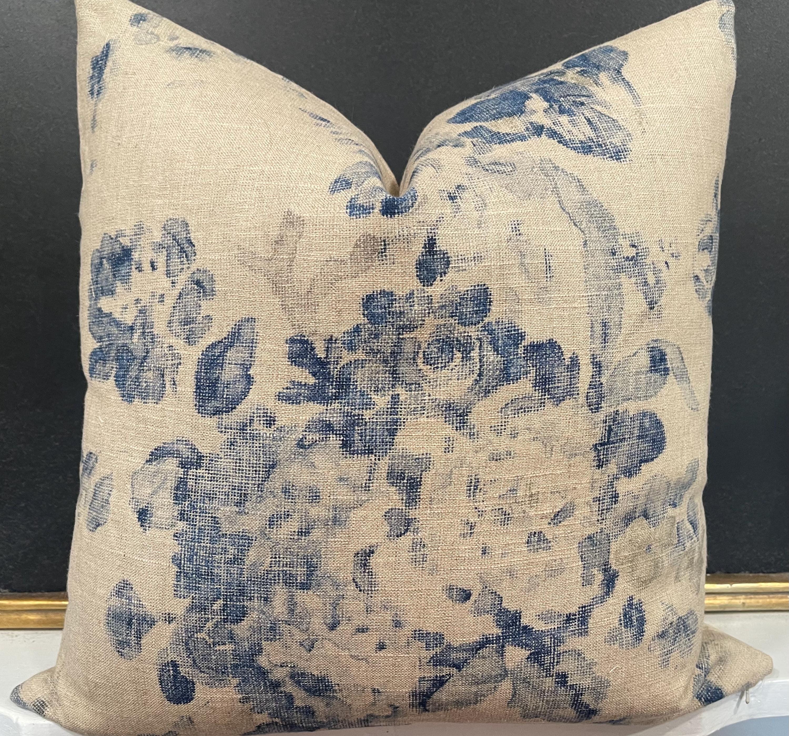 Ralph Lauren Blue Floral Pillows - Etsy