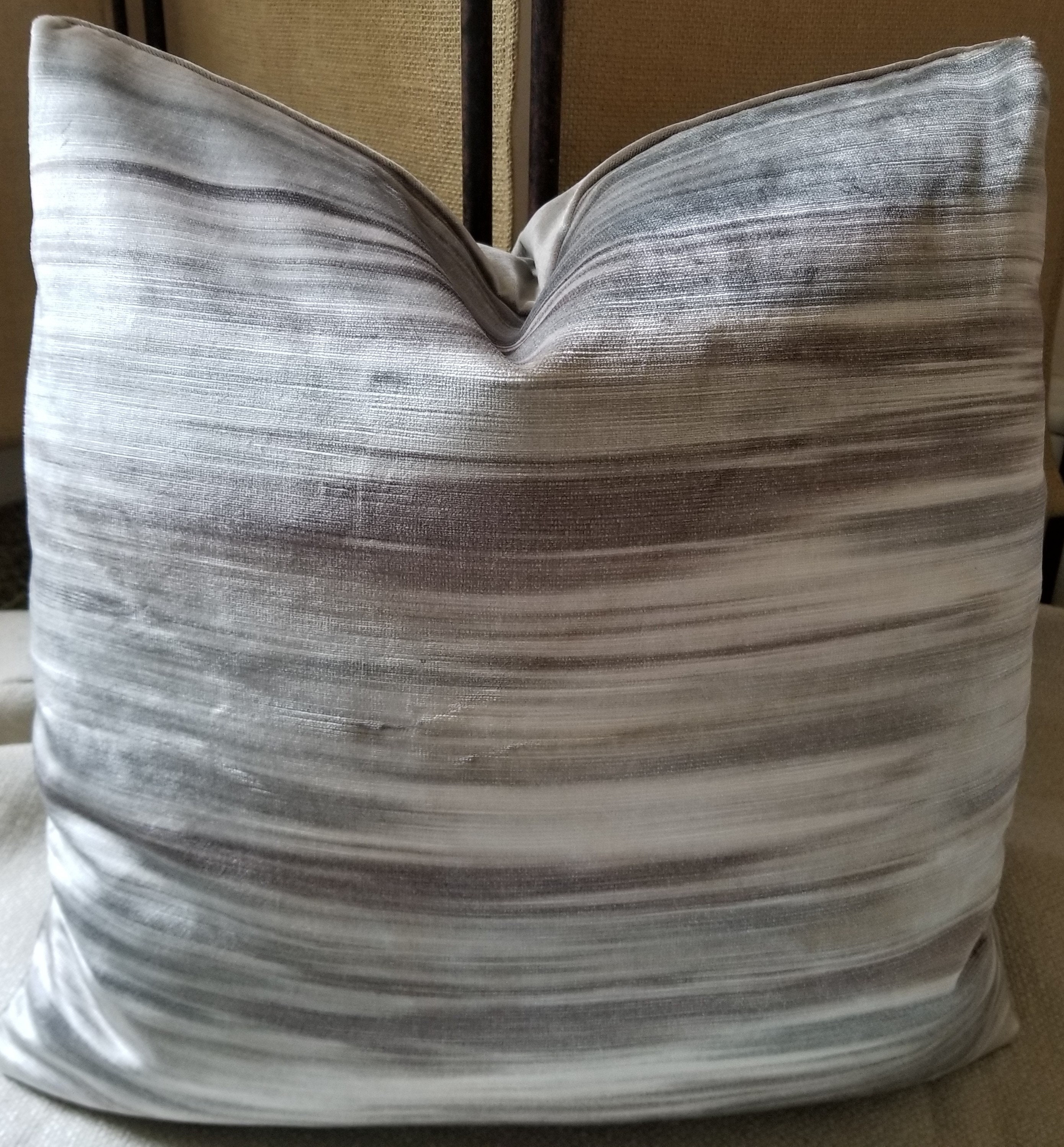 Merry Christmas Ombre PinkRed Pillow Cover Merry Christmas Ombre PinkRed Pillow Cover