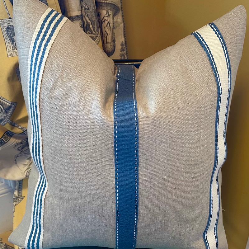 Trim Tape Pillow - Etsy