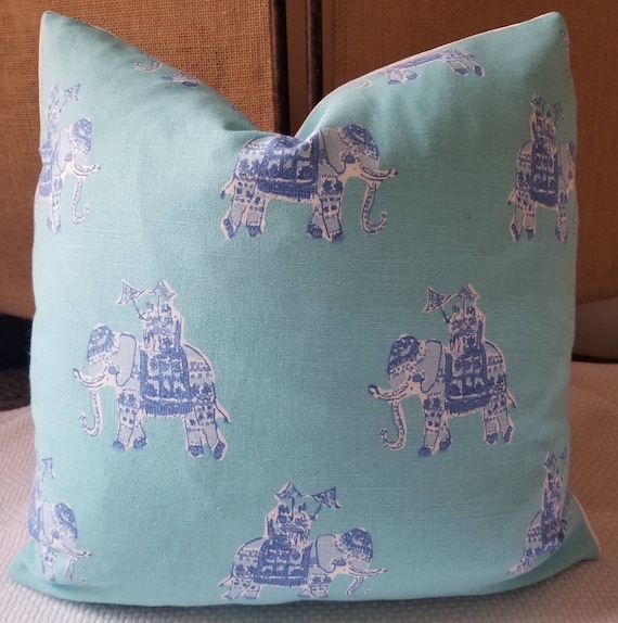 Lilly pulitzer elephant clearance pillow
