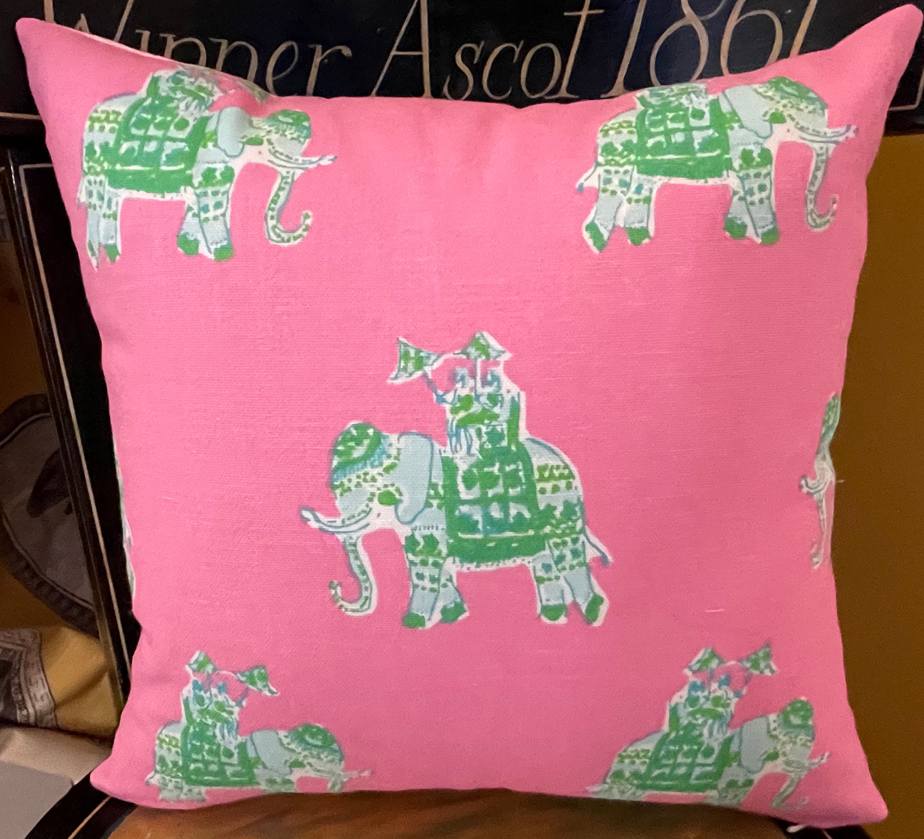 Lilly pulitzer elephant pillow 2025