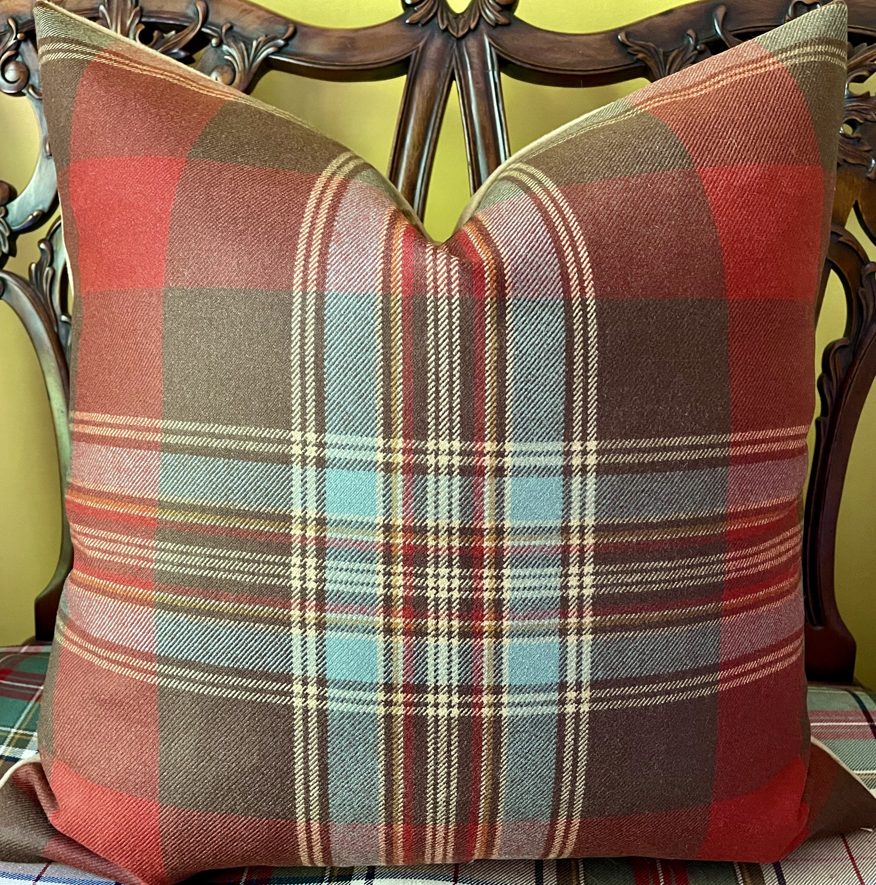 Ralph lauren tartan pillows Outlet