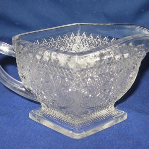 Indiana Glass Sandwich creamer.