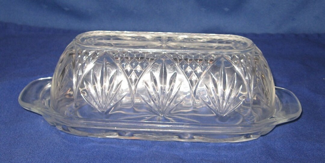 Crystal One Stick Butter Dish. Etsy