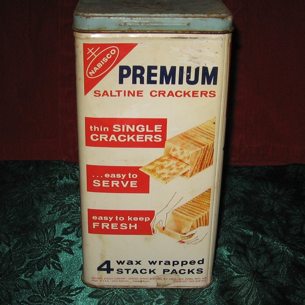 1969 Nabisco Cracker Tin