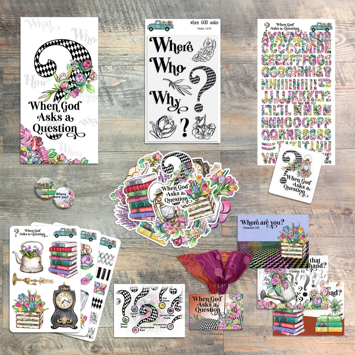 PRE-SALE: When God Asks a Question Devotional Kit for Bible image 1