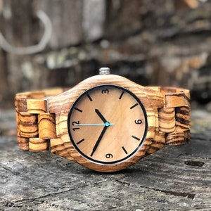 Engraved Watch Men, Wood Watch, Valentines Day Gift, Personalized Wooden Watch For Men, Birthday Gift Idea, 5 Year Anniversary, Husband Gift