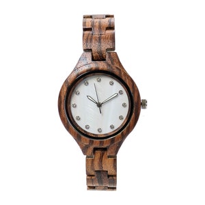 Mother&#39;s day Gift, Ladies Wooden Watch, Personalized Wood Watch, Gift For Women