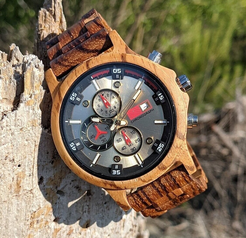 brown wooden watch for men lifestyle image