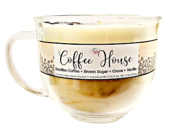 Coffee Candle, Coffee Lover Gift, Latte Candle, Foodie Gift, Coffee Kitchen Decor, Candle Lover Gift, Unique Candles, Mothers Day Gifts