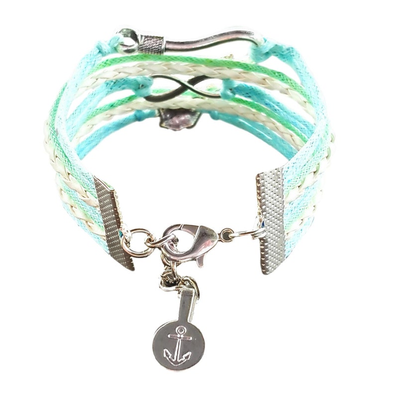 Fish Bracelet Fish Hook Bracelet Ship Wheel Bracelet Fish Etsy