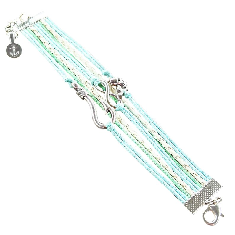 Fish Bracelet Fish Hook Bracelet Ship Wheel Bracelet Fish Etsy