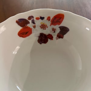Anthropologie Avian Canopy Soup Salad Bowl Floral Indonesia Qty 1