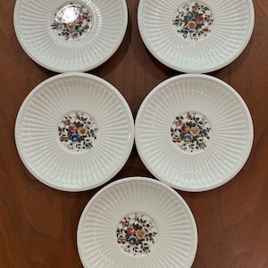 Wedgwood Edme Conway Saucer 5 5/8” Set Of 5 England