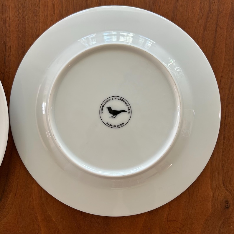 Anthropologie Salad Plates 8” Flower Dessert Plates Set of 2 afbeelding 4