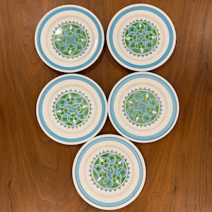 Mikasa Mediterrania Flight Salad or Dessert Plates Set Of 5
