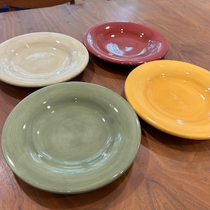 Qty 4 Tabletops Unlimited Espana Dinner Plates 11” Multiple Colors