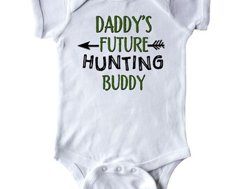 Inktastic Grandpas Future Hunting Buddy Baby Bib Grandpa Grandfather Kid Gift