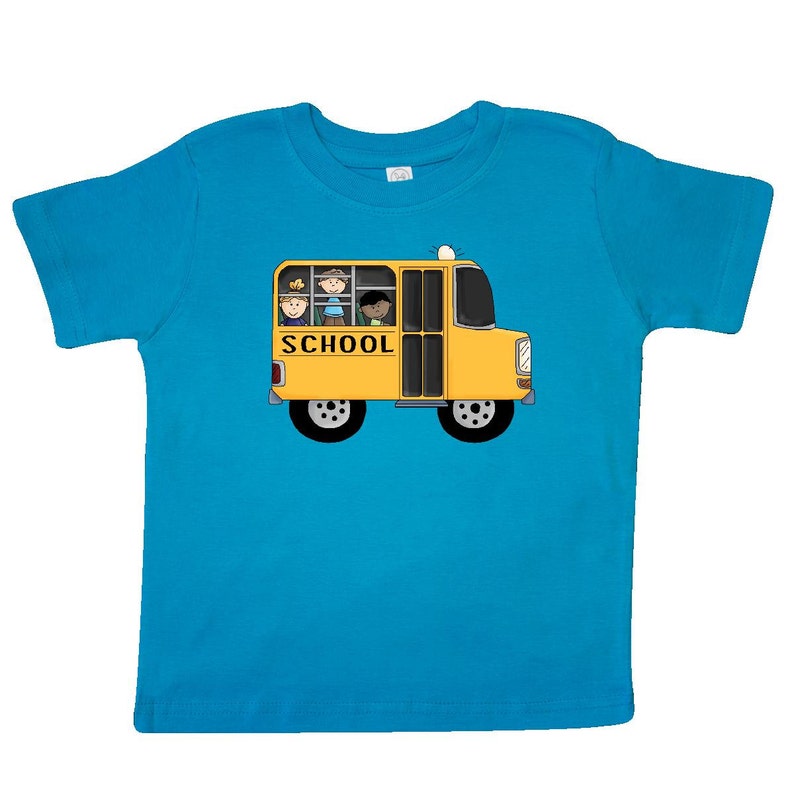 School Bus Toddler T-Shirt by Inktastic | Etsy