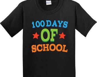 Camiseta juvenil "100 días de clases" de Inktastic