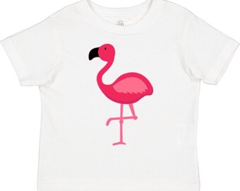 Camiseta infantil de flamenco rosa de Inktastic