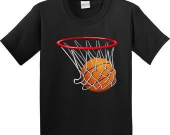 Camiseta juvenil de baloncesto Swish de Inktastic