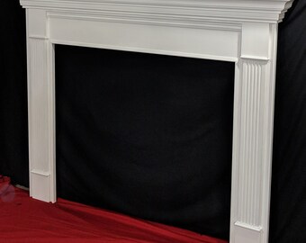 Fireplace Mantel Cover Reface Fits Over Existing Structure Etsy