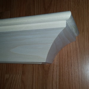 Hardwood Fireplace Mantel Shelf: Cove Design, Pennsylvania Hardwood