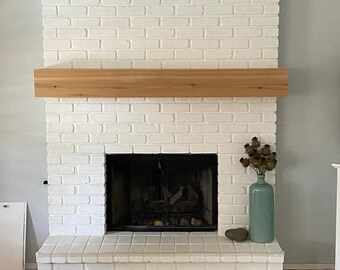 Fireplace Mantel Cedar Timber Beam Wood Rustic Rough Solid - Etsy